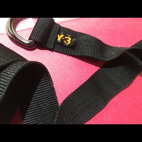 Y-3 Yohji Yamamoto Belt Black Logo Y3 Adidas - Picture 4 of 4